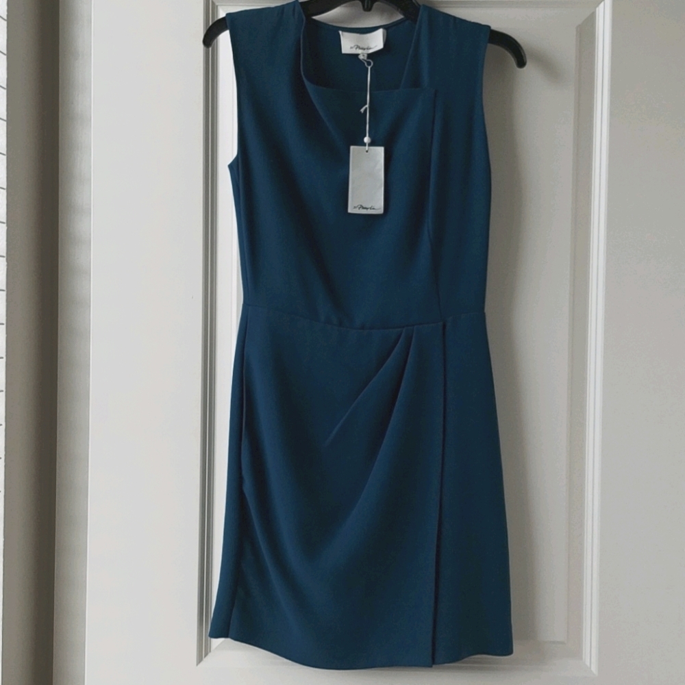 NWT 3.1 Phillip Lim Asymmetric Draped Dress